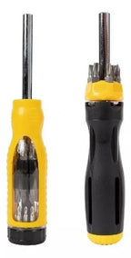 Juego de 2 Desarmadores Multipuntas Stanley 74-013 | Set Profesional 2 Piezas, Variedad de Puntas