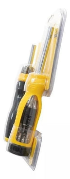 Juego de 2 Desarmadores Multipuntas Stanley 74-013 | Set Profesional 2 Piezas, Variedad de Puntas