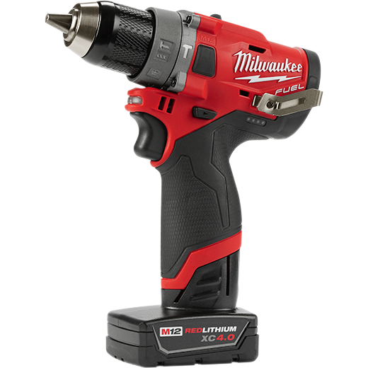 Rotomartillo Inalámbrico Milwaukee M12 FUEL™ 2504-22 12V Brushless con 2 Baterías, Cargador y Estuche Profesional
