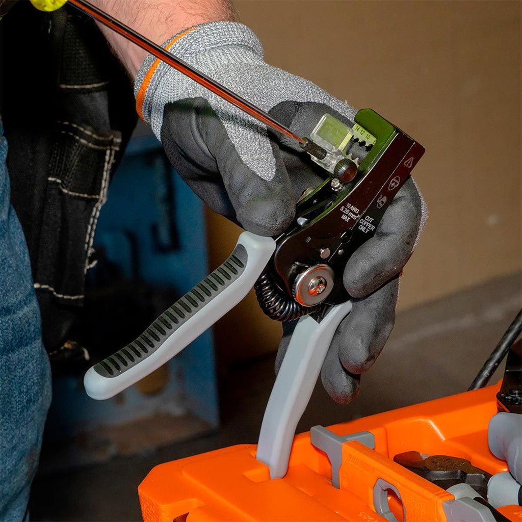 Juego de Herramientas Solares Klein Tools 92919S – Kit Profesional para Conexión Fotovoltaica con Crimpadora y Pelacables