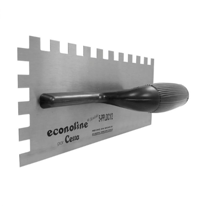 Llana Dentada Profesional 1/2” con Mango Ergonómico para Adhesivos LL5PPLDC Celta