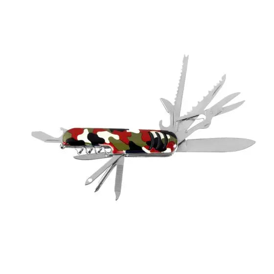 Navaja Multiherramienta Lion Tools 0875 – Herramienta Plegable de Acero Inoxidable con Estuche Portátil