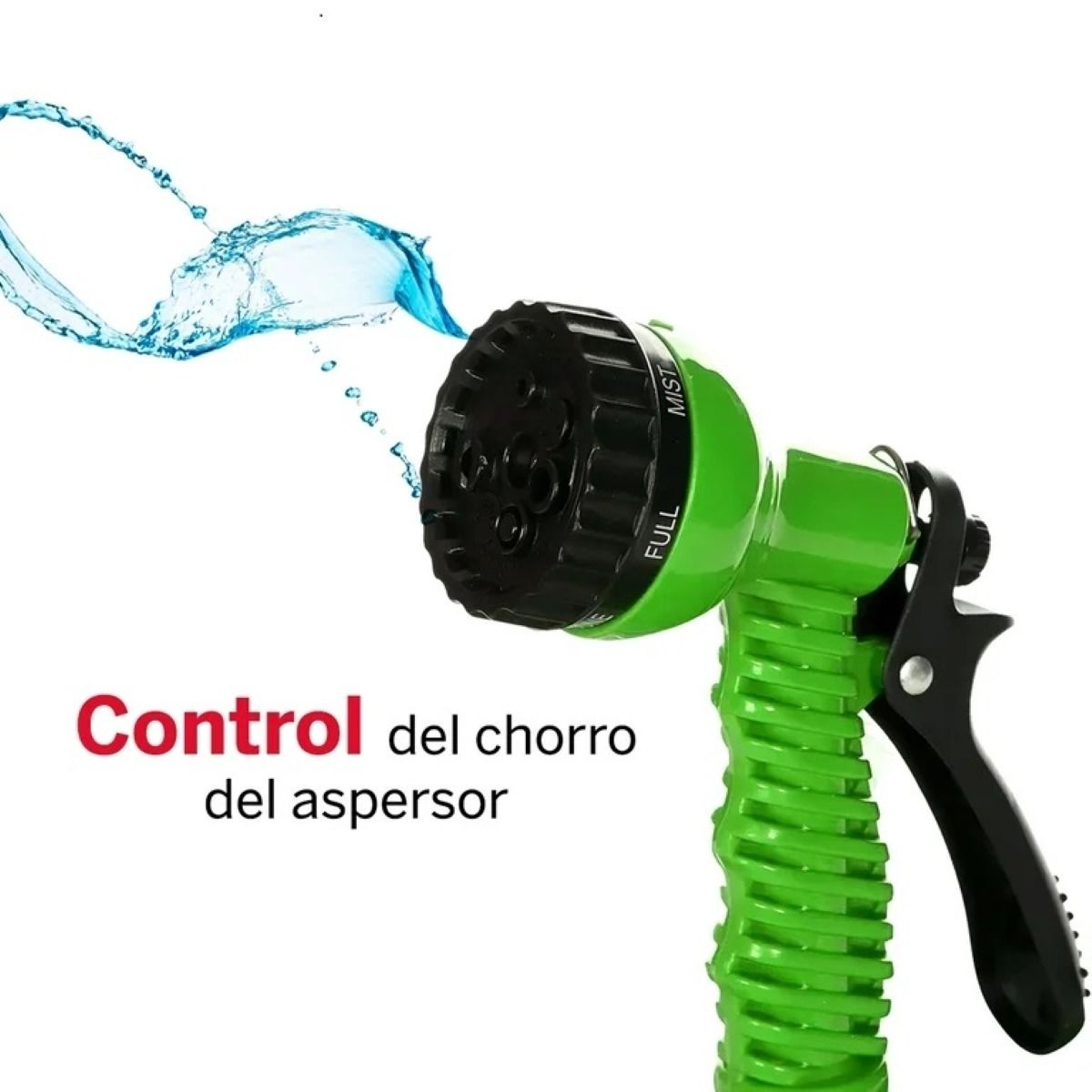Manguera Expandible 30 Metros con Aspersor – Ligera, Flexible y Resistente para Jardín y Hogar