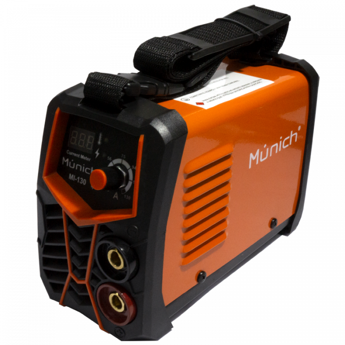Soldadora Inversora 130A 110V MI-130 Munich | Máquina de Soldar Portátil con Tecnología IGBT y Alta Eficiencia Energética