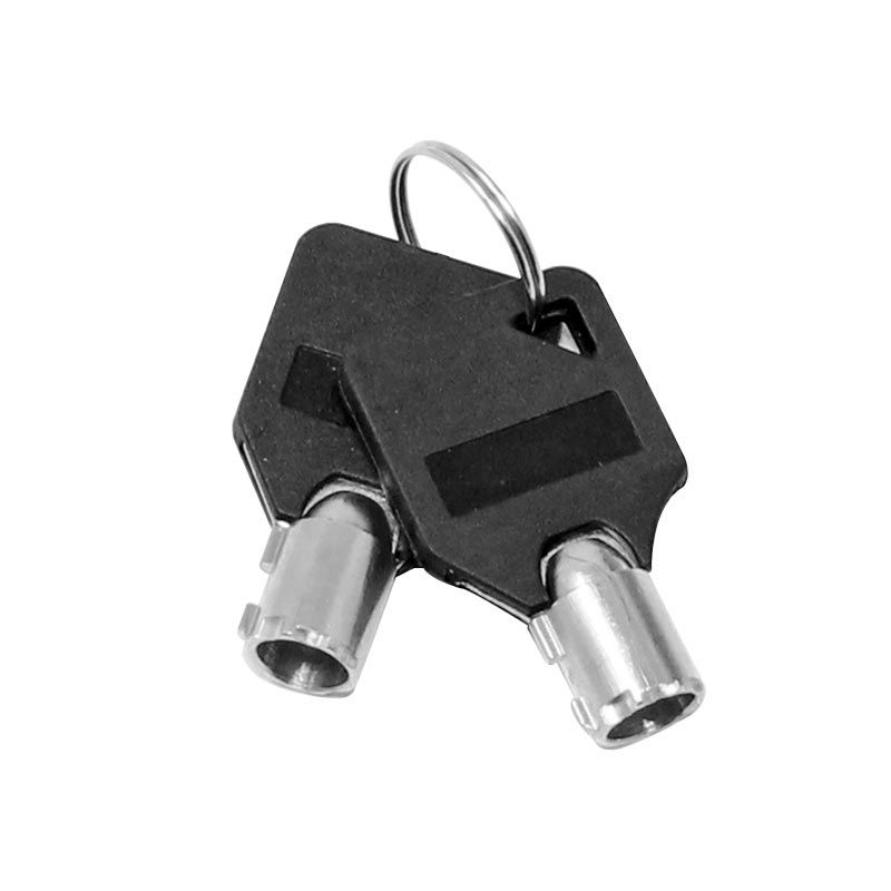 Candado seguridad para motocicleta Mikels CFD-10 – Vástago acero 10 mm para freno de disco, incluye cable recordatorio y llaves de alta seguridad