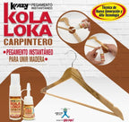 Pegamento para Madera Kola Loka 10 g + Activador 20 ml | Adhesivo Instantáneo Profesional para Carpintería y Reparaciones Rápidas