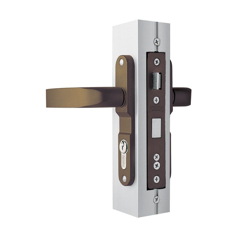 Cerradura Embutir 3055 Phillips – Aluminio Duranodik