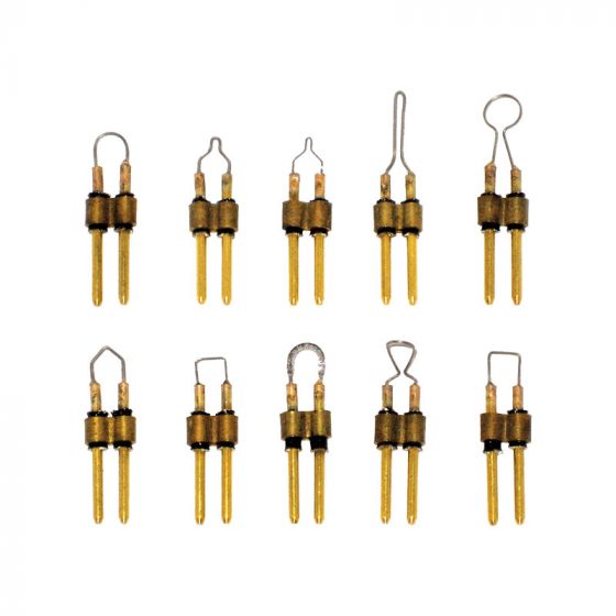 Juego de Puntas para Pirógrafo 10 Piezas | Accesorios Metálicos Intercambiables para Grabado en Madera, Cuero y Artesanías