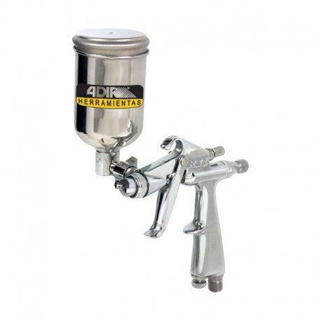 Pistola Mini de Gravedad A667 Adir 0.2 L con Vaso de Aluminio – Ideal para Esmaltes y Trabajos a Detalle