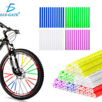 12 Clips Reflectantes para Rayos de Bicicleta Ultra Brillante 360º | Accesorios de Seguridad Nocturna para Ciclismo