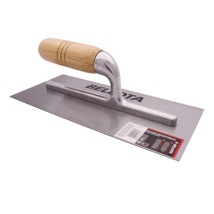 Llana Lisa Profesional con Mango de Madera para Acabados Finos 5864 Bellota