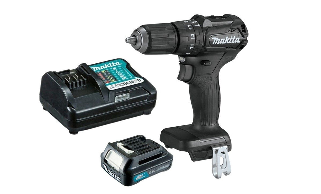 Rotomartillo Atornillador Inalámbrico Makita HP333DYX3B 3/8” 12V Max CXT con 2 Baterías, Cargador y Estuche Profesional