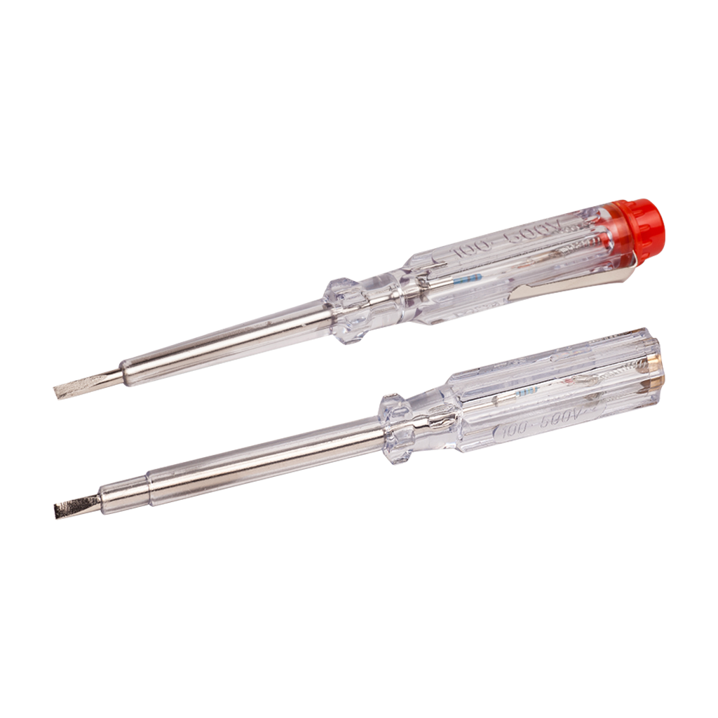 Desarmador Probador de Corriente ARGOS 8850010 | Rango 100-500 V AC/DC, 140 mm