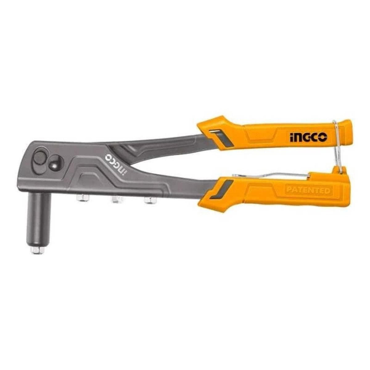 Remachadora Ingco HRS108 10.5” Manual Profesional con Cuerpo Metálico Reforzado y 4 Boquillas Intercambiables