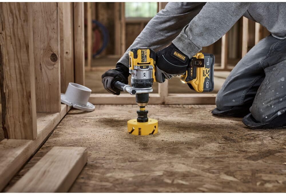 Rotomartillo Inalámbrico DeWalt DCD1007B 20V MAX XR 1/2” Brushless con Velocidad Variable para Concreto, Metal y Madera