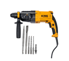 Rotomartillo Electroneumático Kong KO-800 900W SDS Plus Profesional con Maletín para Concreto, Madera y Metal