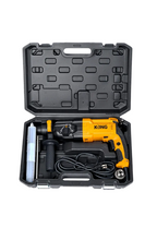 Rotomartillo Electroneumático Kong KO-800 900W SDS Plus Profesional con Maletín para Concreto, Madera y Metal