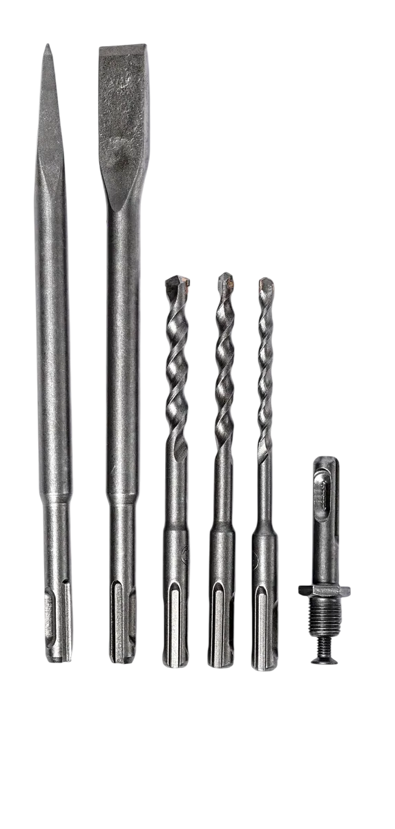 Rotomartillo Electroneumático Kong KO-800 900W SDS Plus Profesional con Maletín para Concreto, Madera y Metal