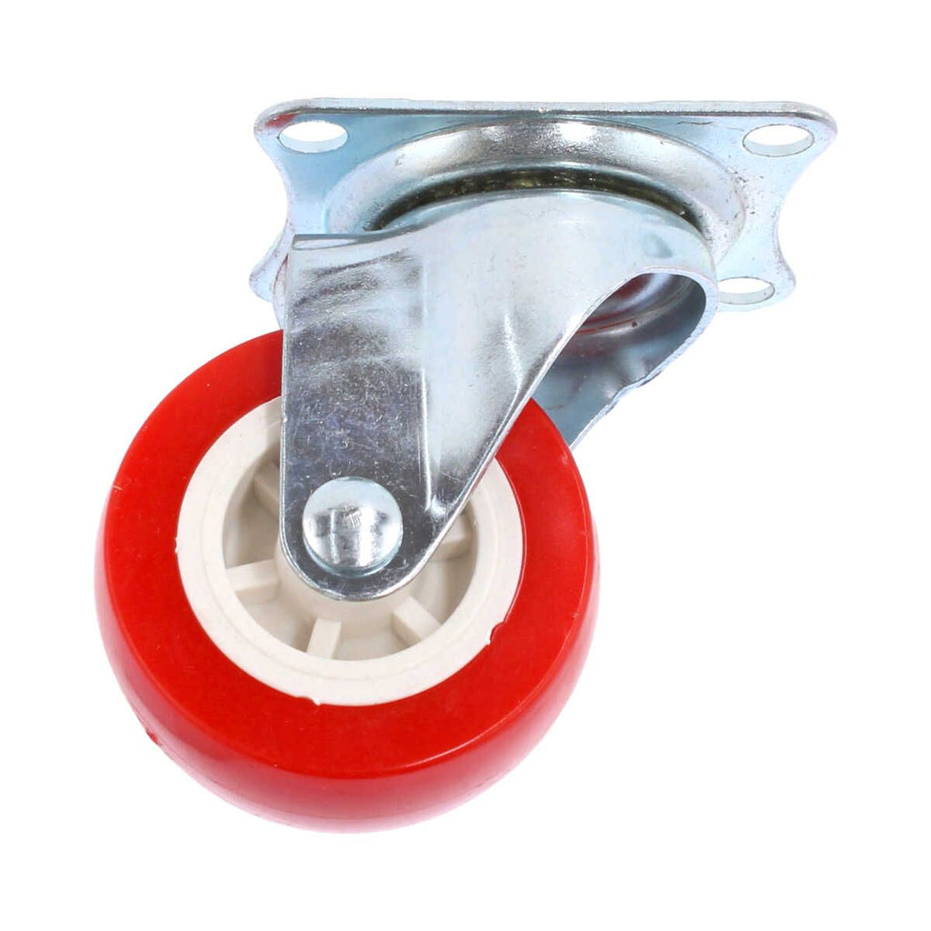 Rodaja Rodamil 14033 de 2” con Placa Giratoria – Rueda Metálica de Alta Resistencia para Muebles y Equipos