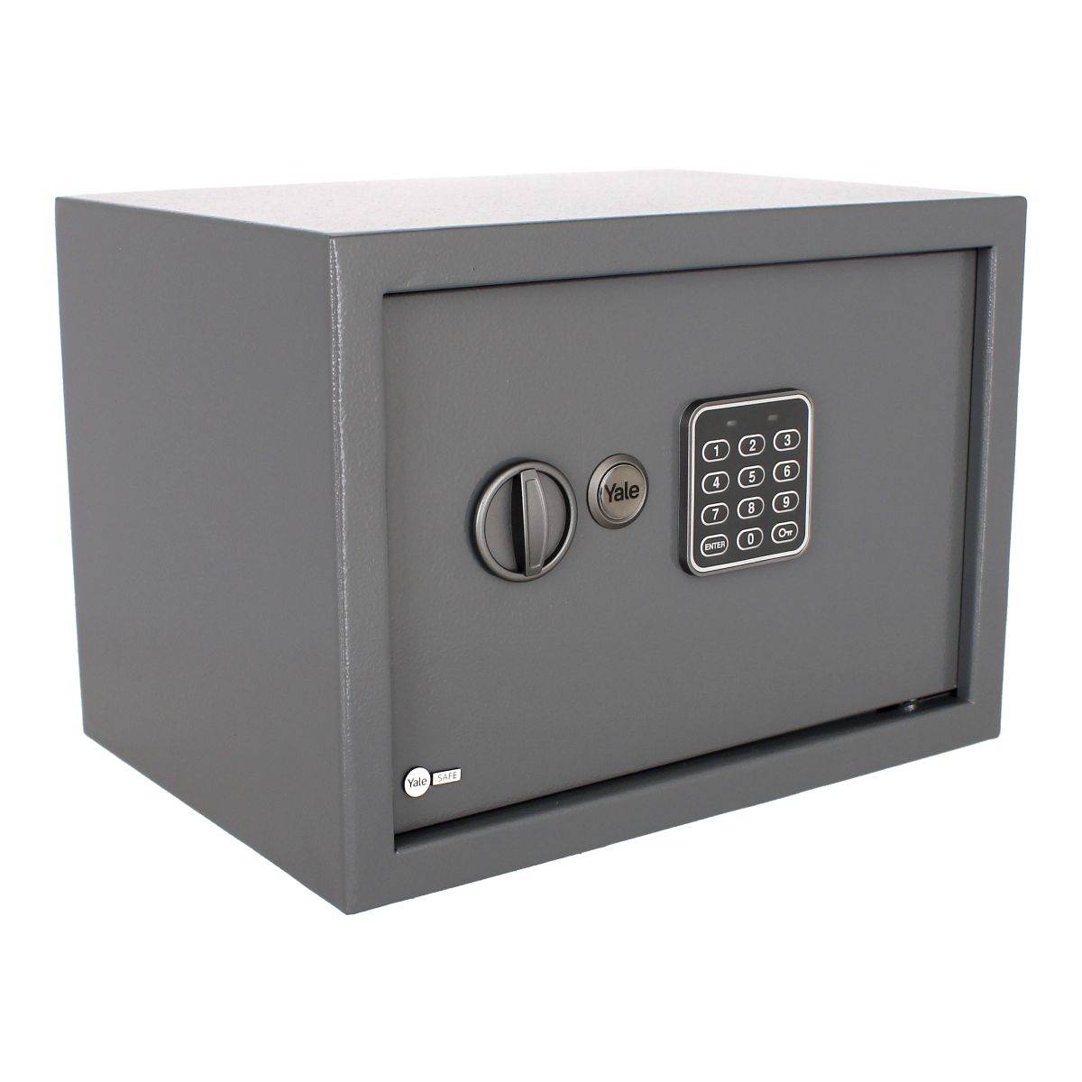 Caja Fuerte Yale MX83406 Medium Gris – Caja de Seguridad Electrónica con Clave Digital y Llave de Emergencia