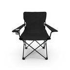 Silla Plegable Para Camping GardenLiSilla Plegable Roja, Azul, Negra para Camping con Portavasos | Ligera, Resistente y Portátilfe