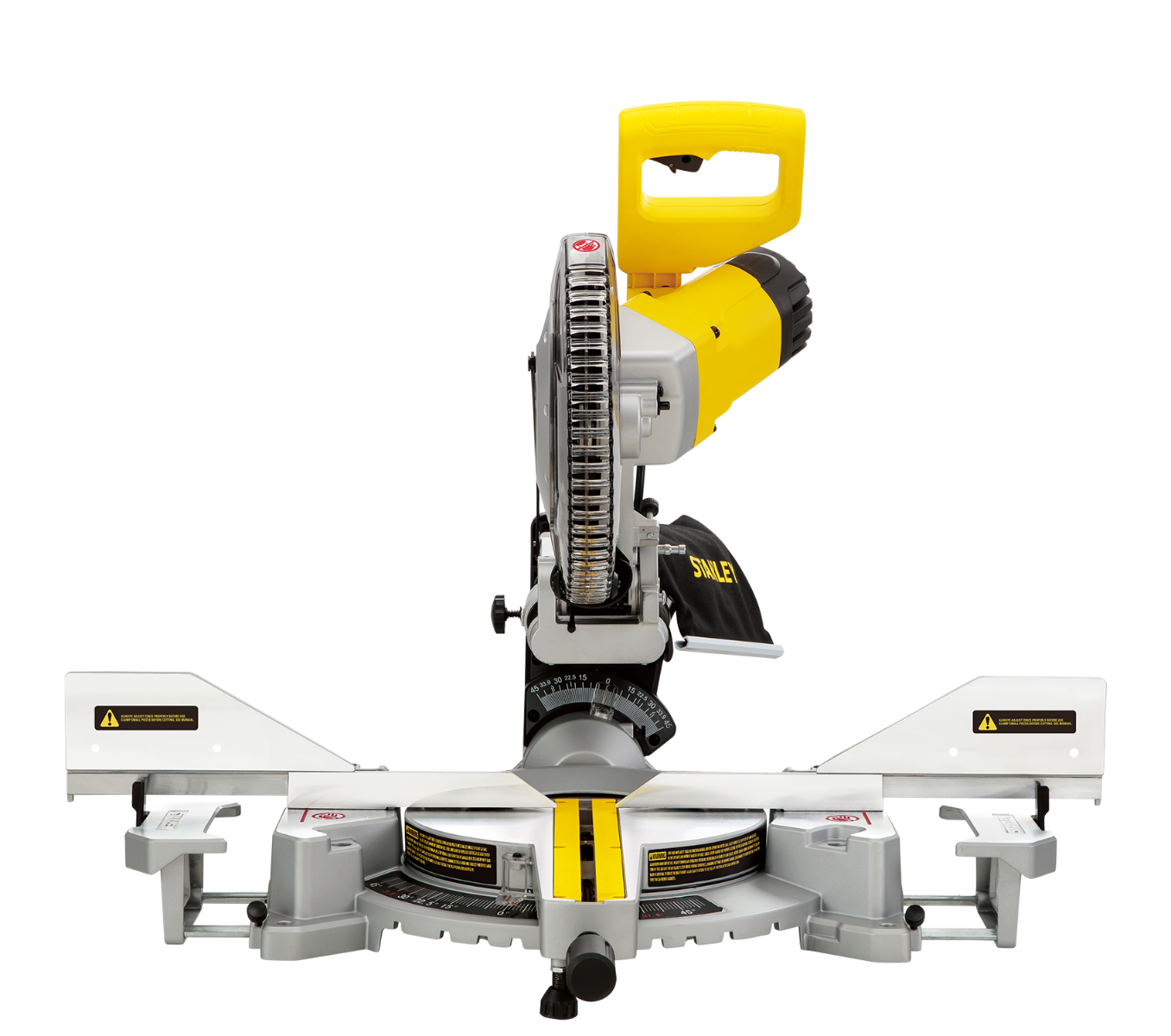 Sierra Ingleteadora Deslizante Stanley SM18 10” 1800W con Guía Láser, Brazo Telescópico y Base Metálica Profesional