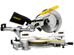 Sierra Ingleteadora Deslizante Stanley SM18 10” 1800W con Guía Láser, Brazo Telescópico y Base Metálica Profesional
