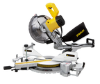 Sierra Ingleteadora Deslizante Stanley SM18 10” 1800W con Guía Láser, Brazo Telescópico y Base Metálica Profesional