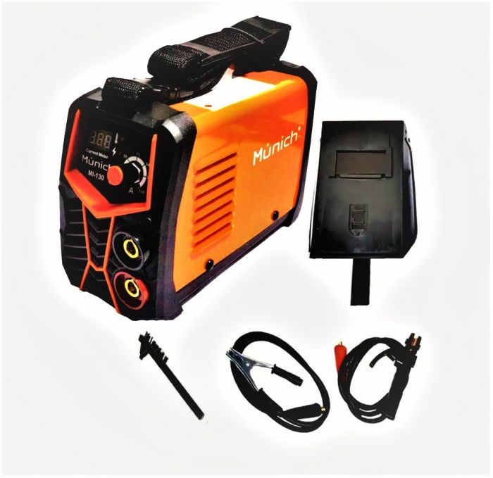 Soldadora Inversora 130A 110V MI-130 Munich | Máquina de Soldar Portátil con Tecnología IGBT y Alta Eficiencia Energética