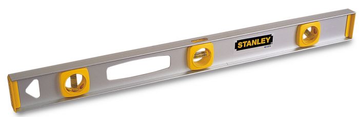 Nivel de Aluminio 24” Stanley 42-074 | Precisión Profesional con Triple Burbuja y Diseño Resistente