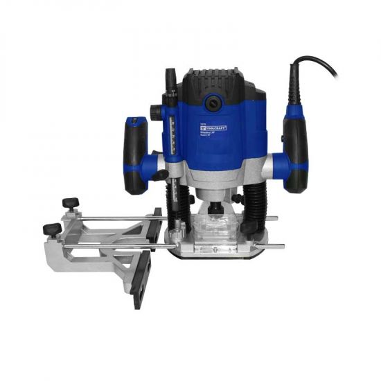 Router Toolcraft TC2753 de 1/2” – Rebajadora Profesional de 1850 W con Control de Velocidad y Guía Lateral