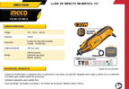 Mototool Ingco UMG13328 130W con Eje Flexible, Velocidad Variable y 52 Accesorios para Corte, Pulido y Grabado