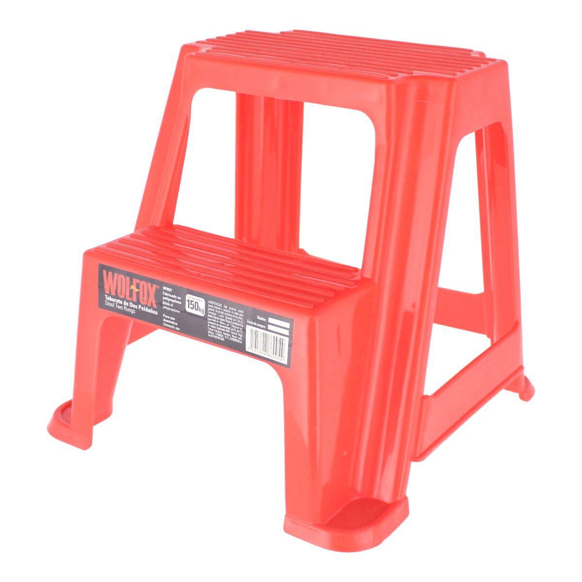 Taburete de 2 Peldaños WF0597 Wolfox – Plegable, Resistente y Seguro